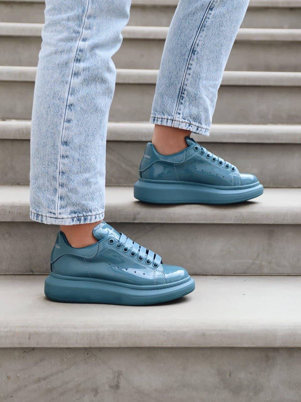 Alexander McQueen Low Moss Patent 2