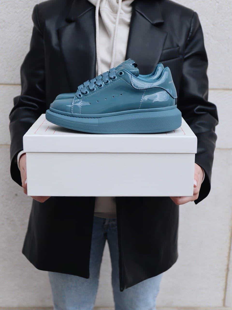 Alexander McQueen Low Moss Patent 2