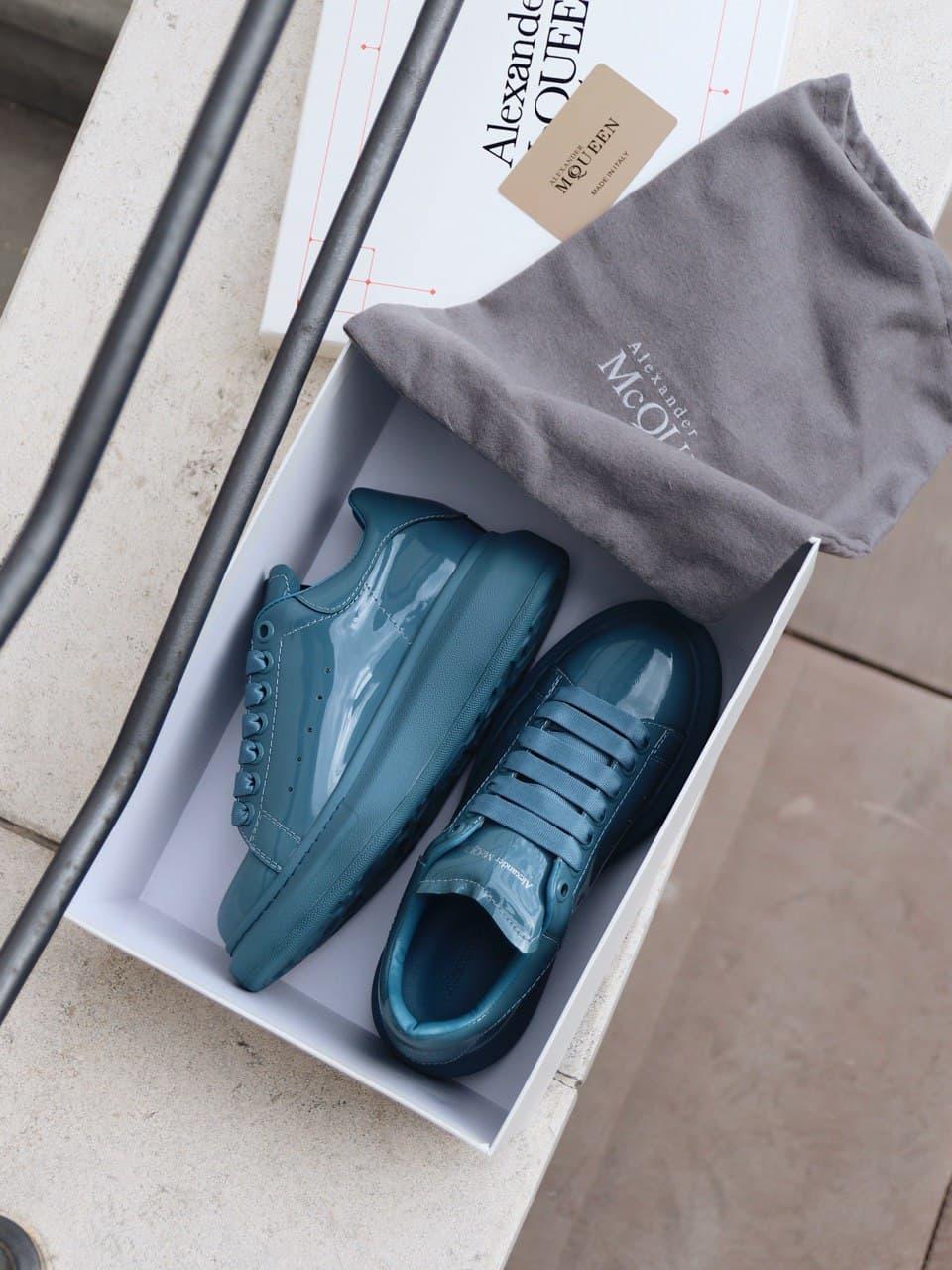 Alexander McQueen Low Moss Patent 2