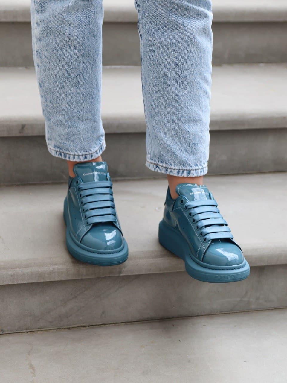 Alexander McQueen Low Moss Patent 2