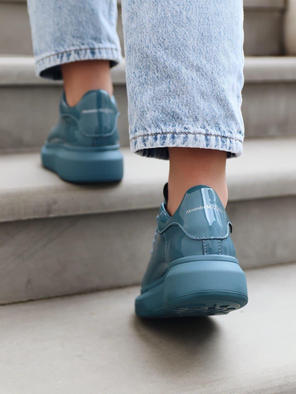 Alexander McQueen Low Moss Patent 2