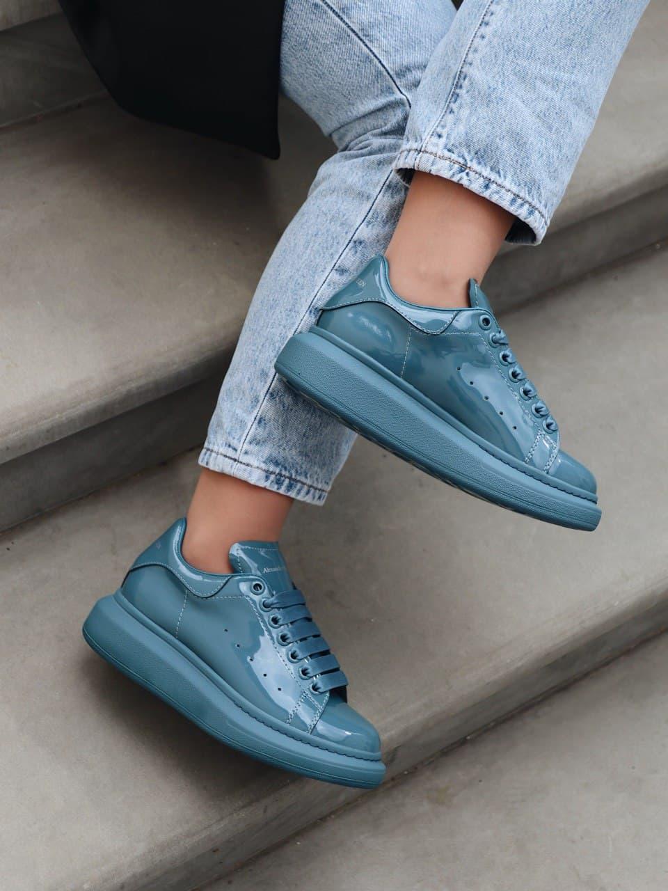 Alexander McQueen Low Moss Patent 2