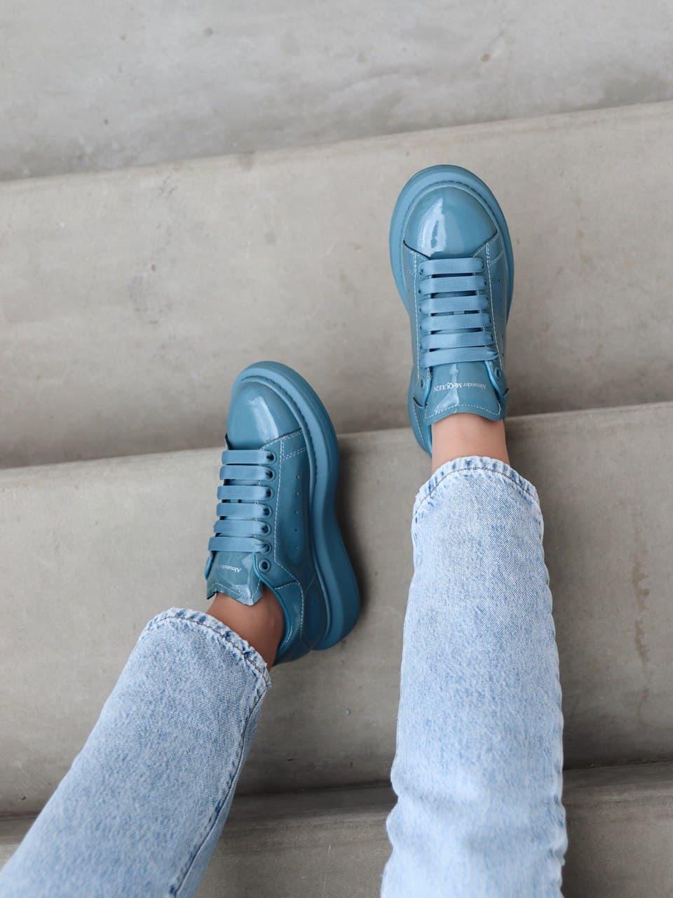 Alexander McQueen Low Moss Patent 2