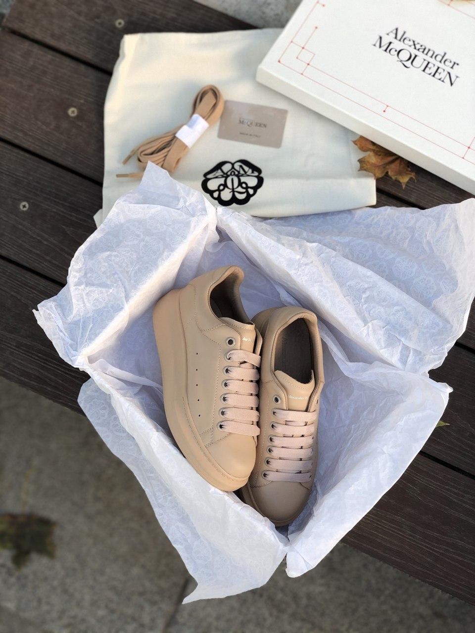 Alexander McQueen Low Matte Beige