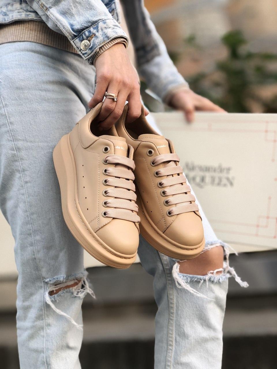 Alexander McQueen Low Matte Beige