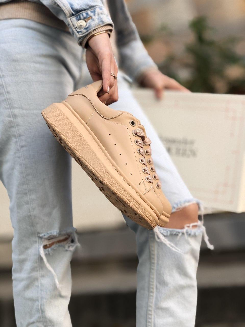 Alexander McQueen Low Matte Beige