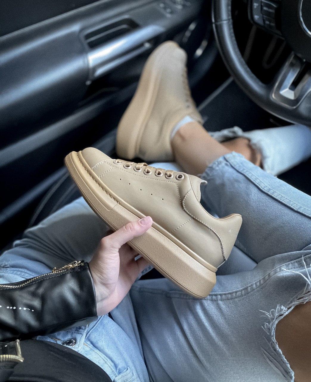 Alexander McQueen Low Matte Beige