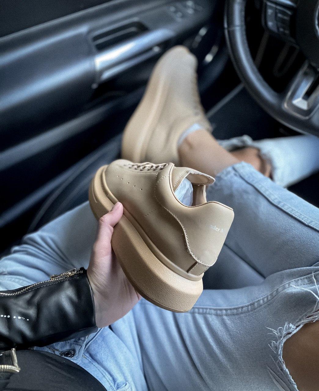 Alexander McQueen Low Matte Beige