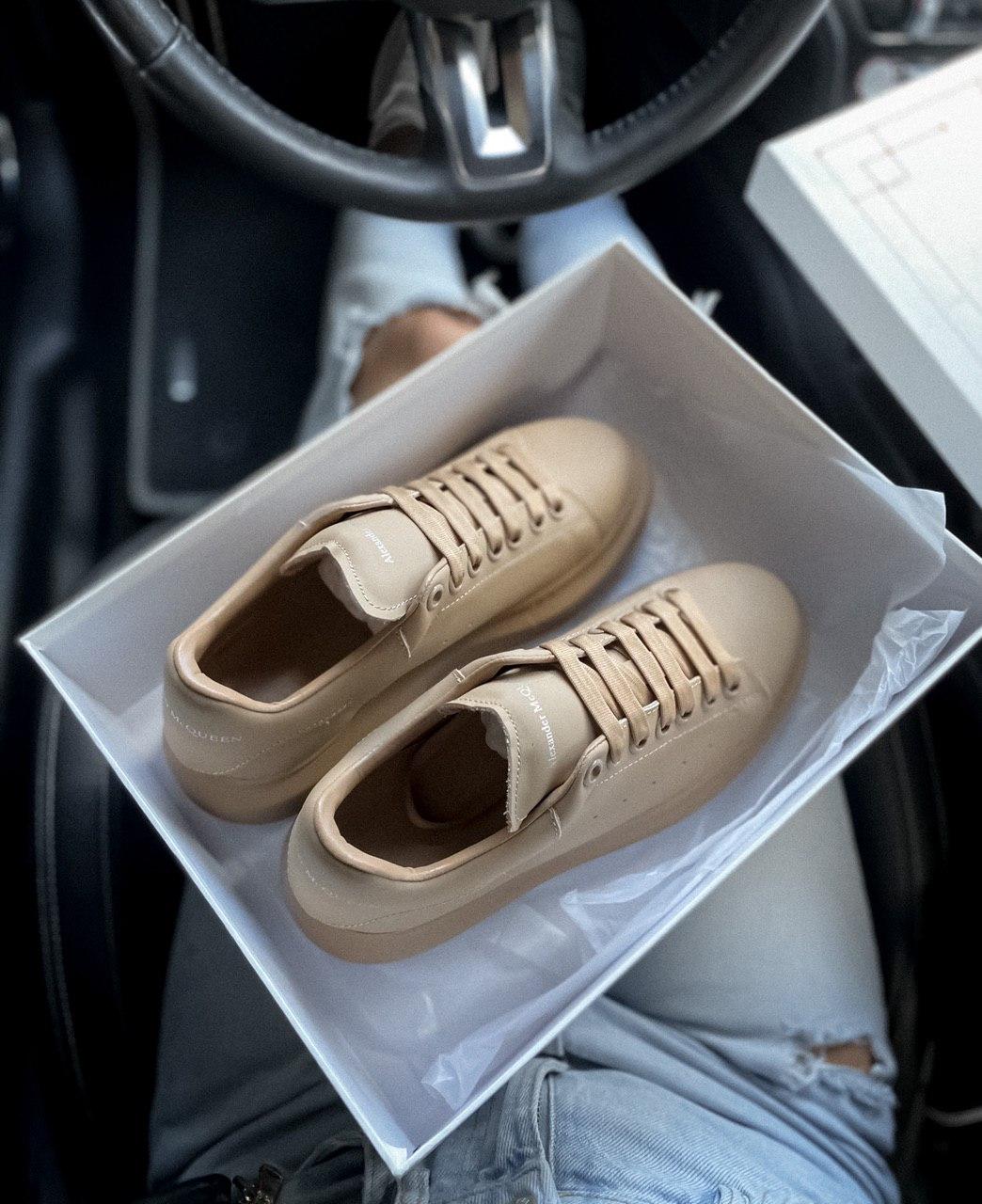 Alexander McQueen Low Matte Beige