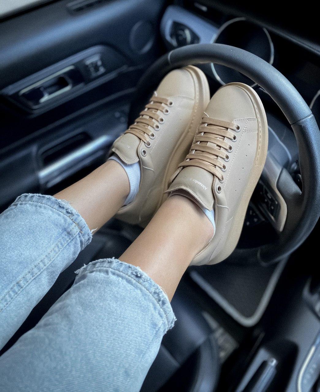 Alexander McQueen Low Matte Beige