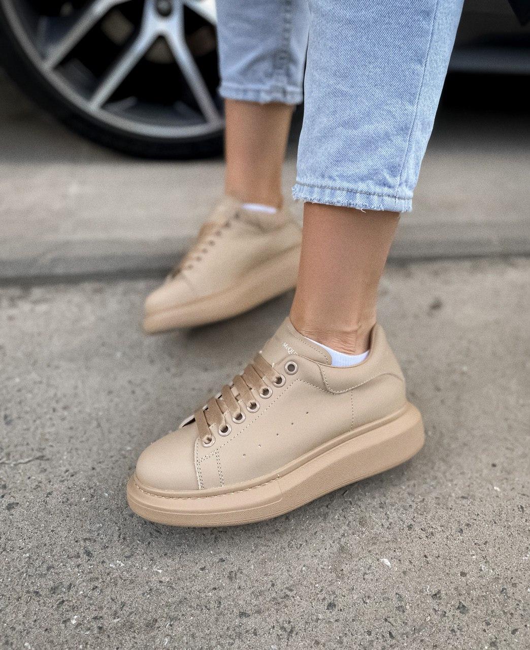 Alexander McQueen Low Matte Beige