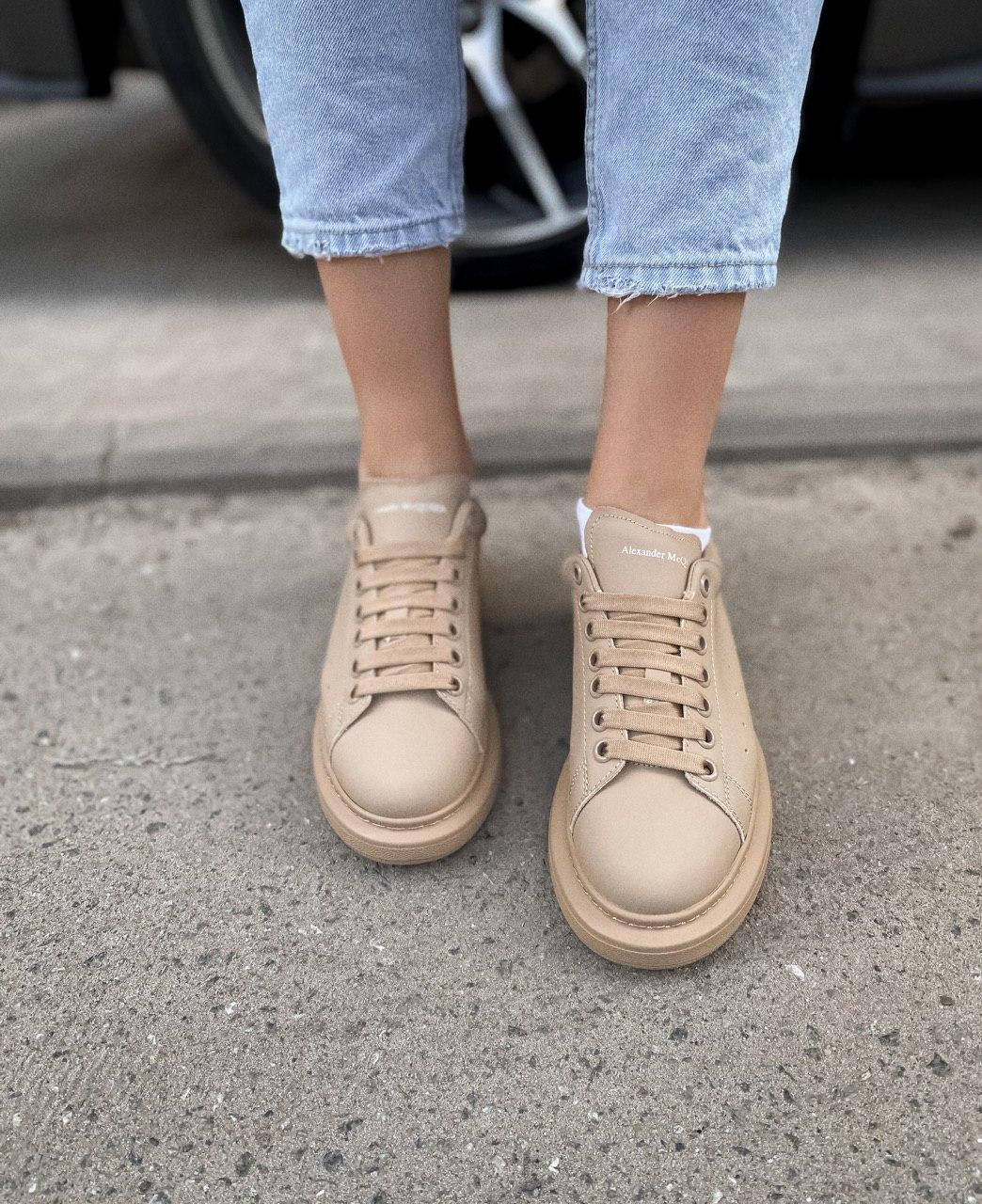 Alexander McQueen Low Matte Beige