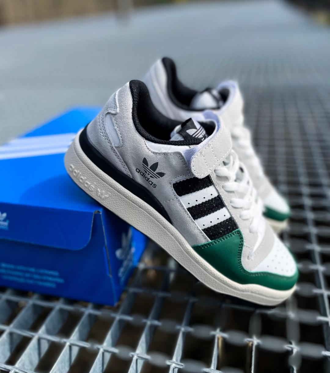 Adidas Forum Low White Green Black