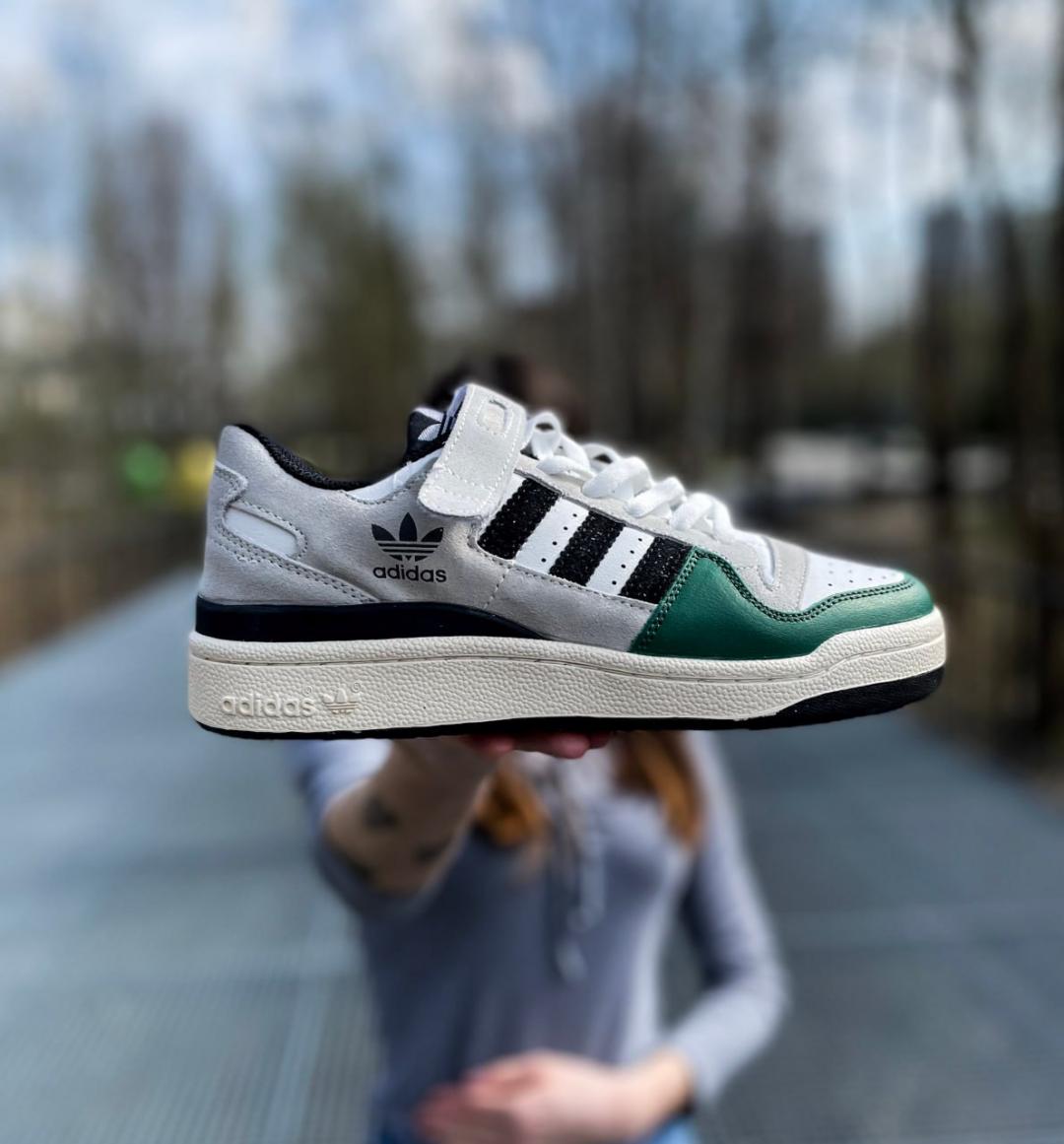 Adidas Forum Low White Green Black