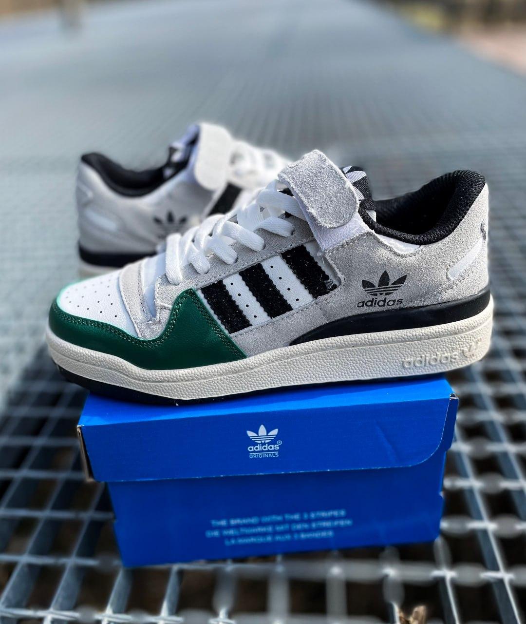 Adidas Forum Low White Green Black