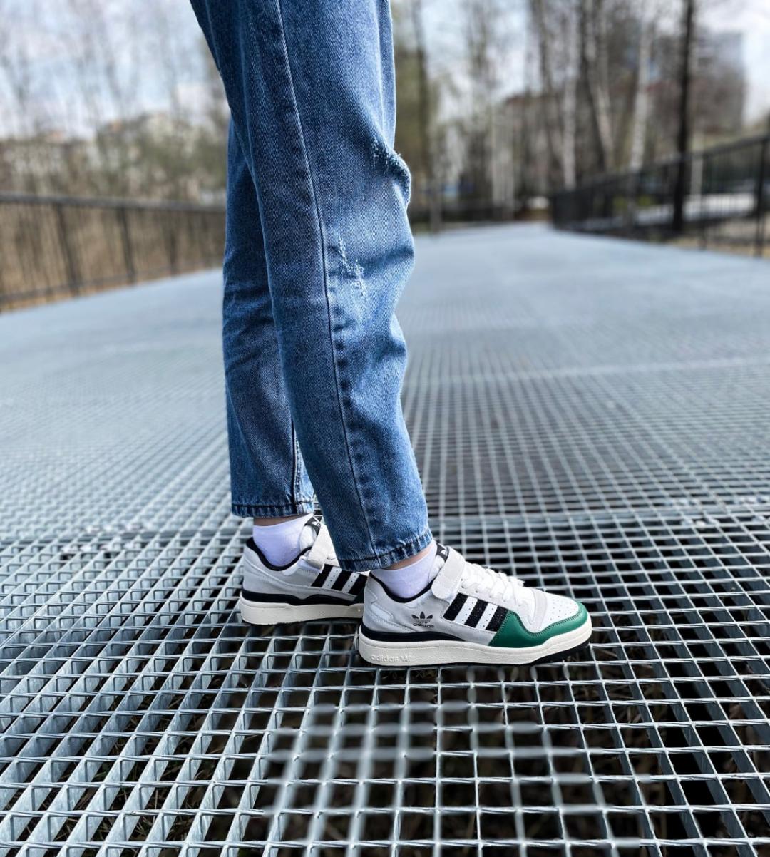 Adidas Forum Low White Green Black