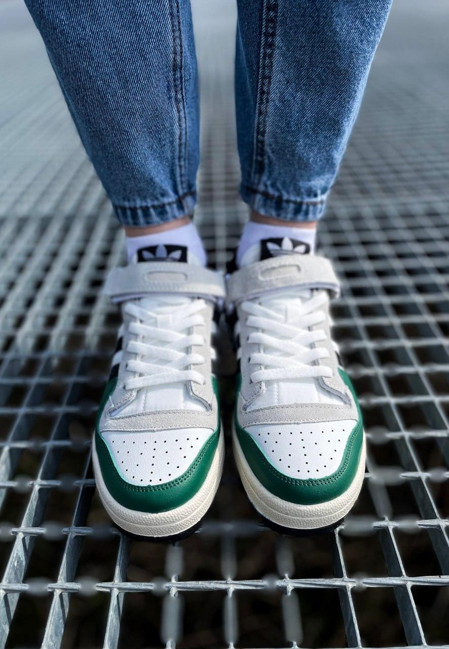 Adidas Forum Low White Green Black
