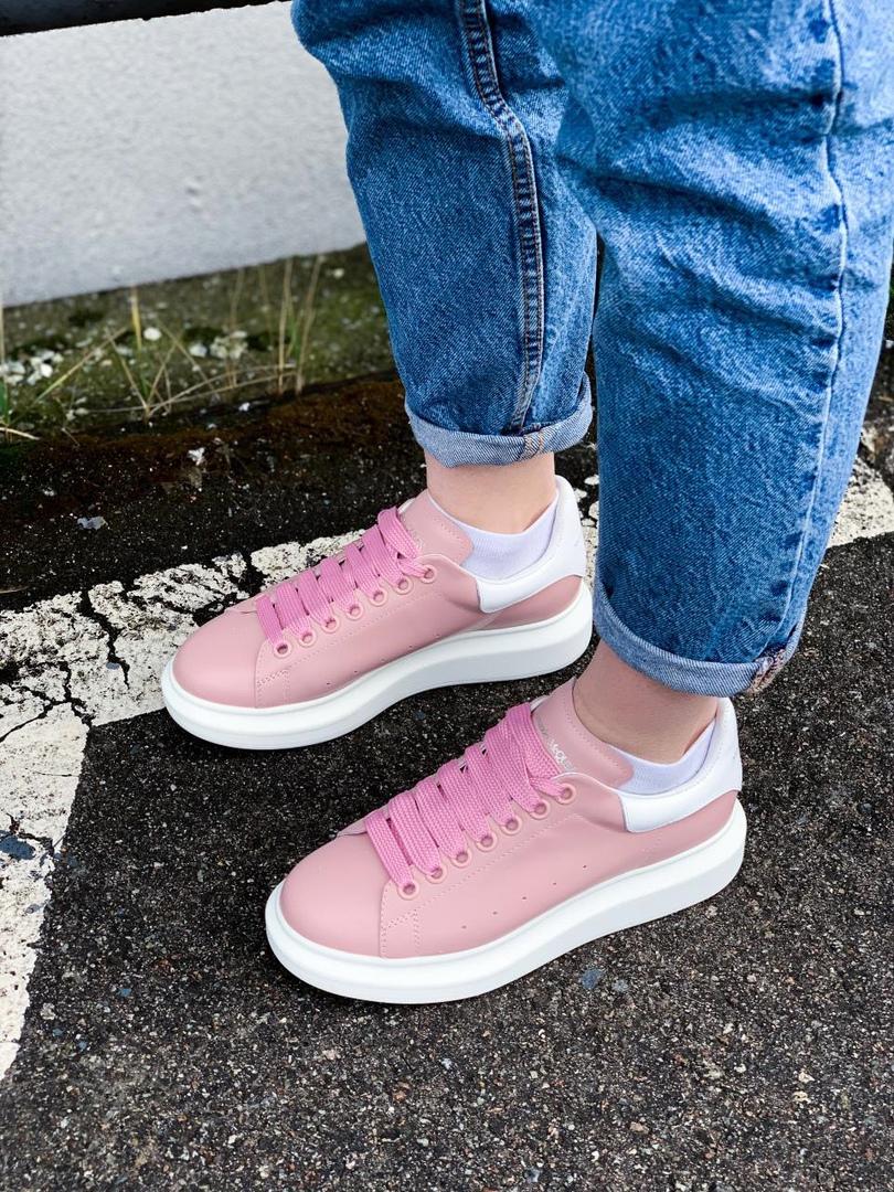 Alexander McQueen Low Pink White