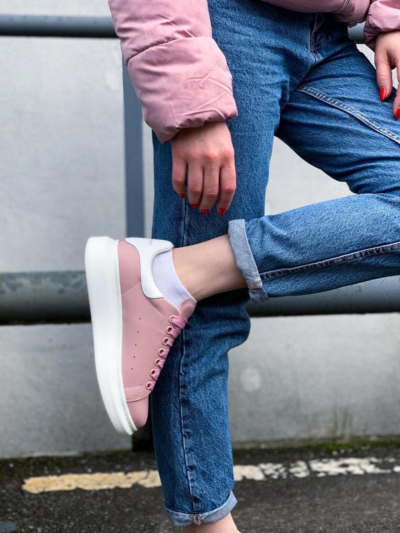 Alexander McQueen Low Pink White