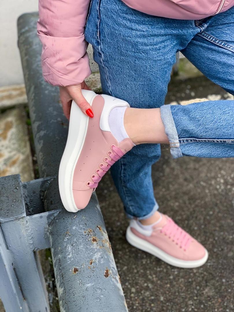 Alexander McQueen Low Pink White