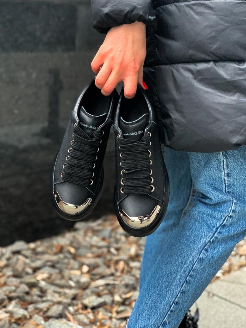Alexander McQueen Low Black Metal 2
