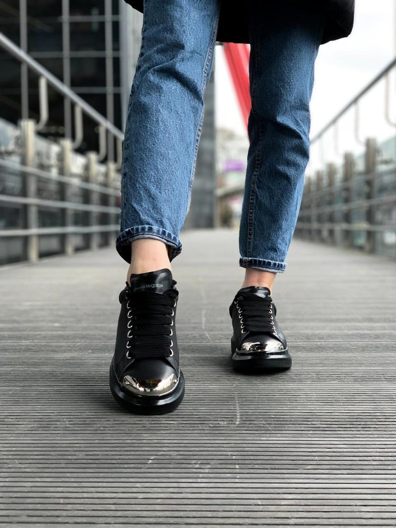Alexander McQueen Low Black Metal 2