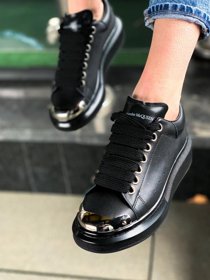 Alexander McQueen Low Black Metal 2
