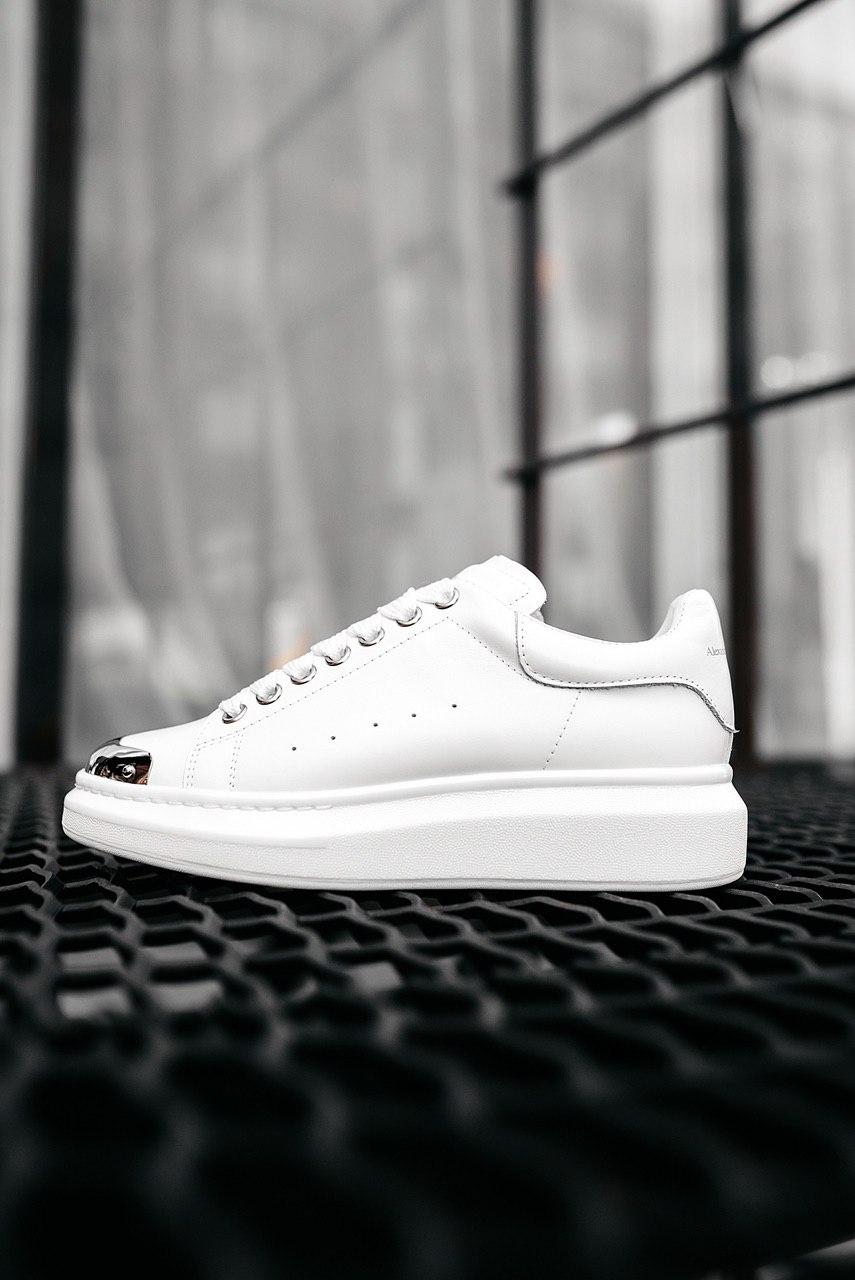 Alexander McQueen Low White Metal 2