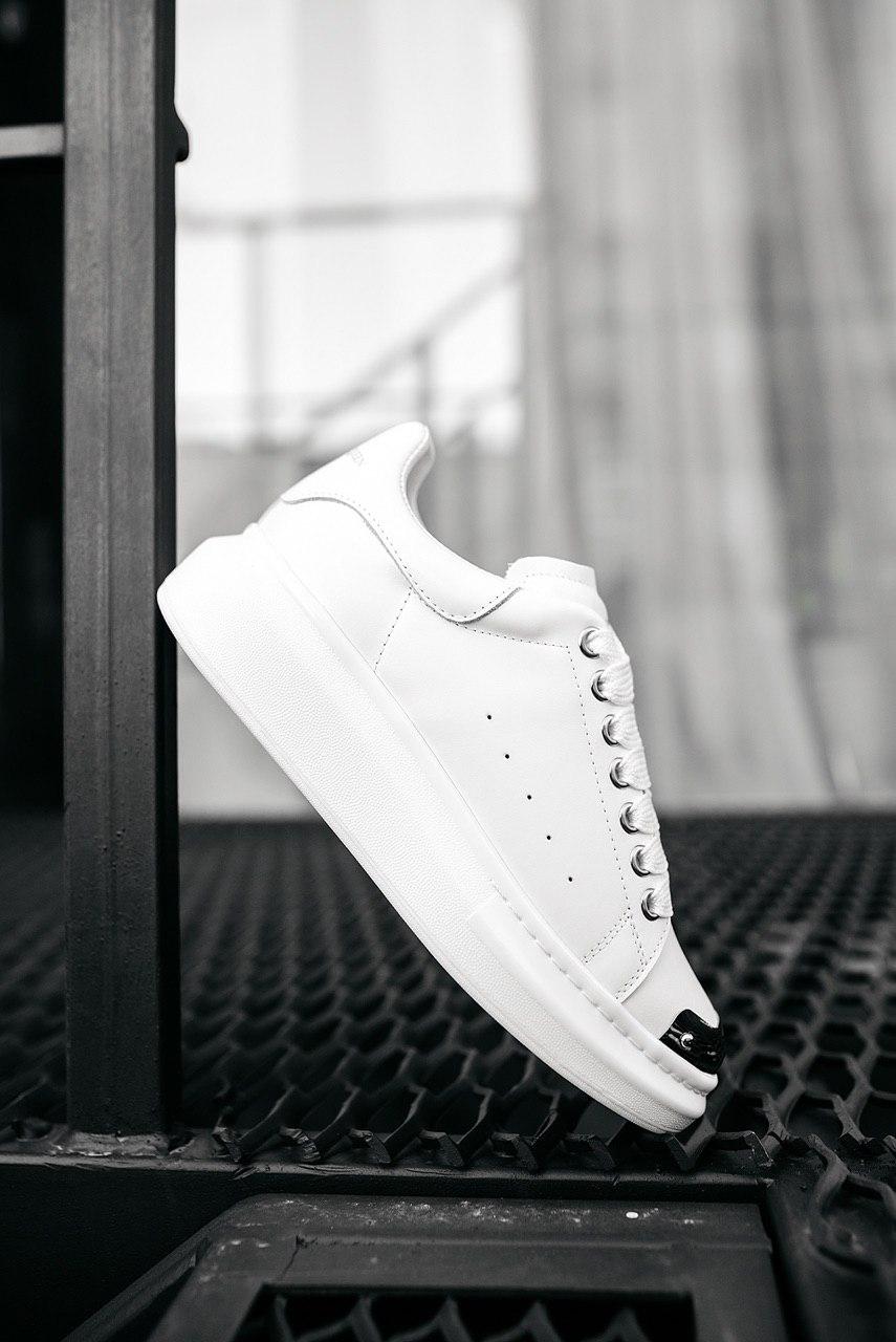 Alexander McQueen Low White Metal 2