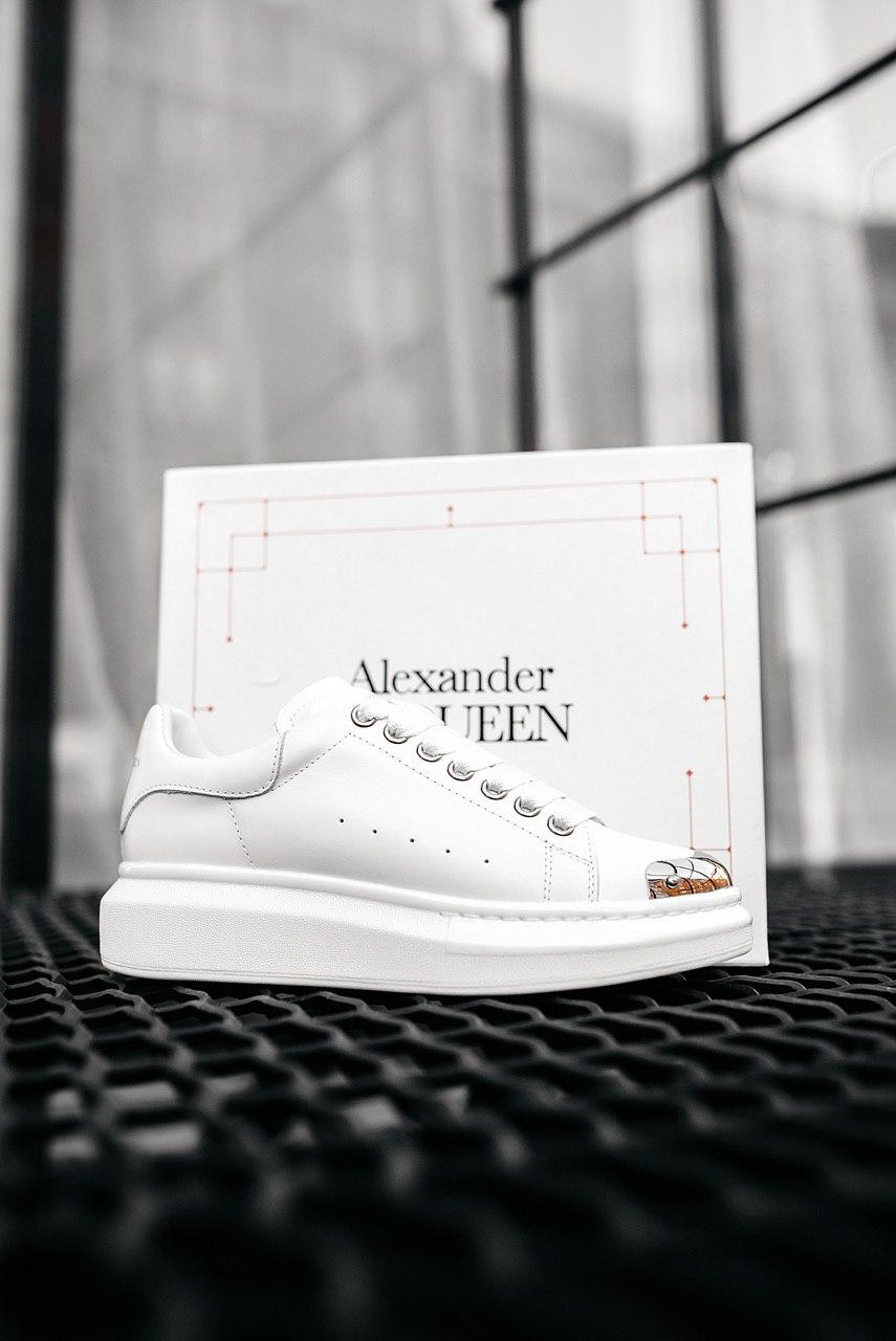 Alexander McQueen Low White Metal 2