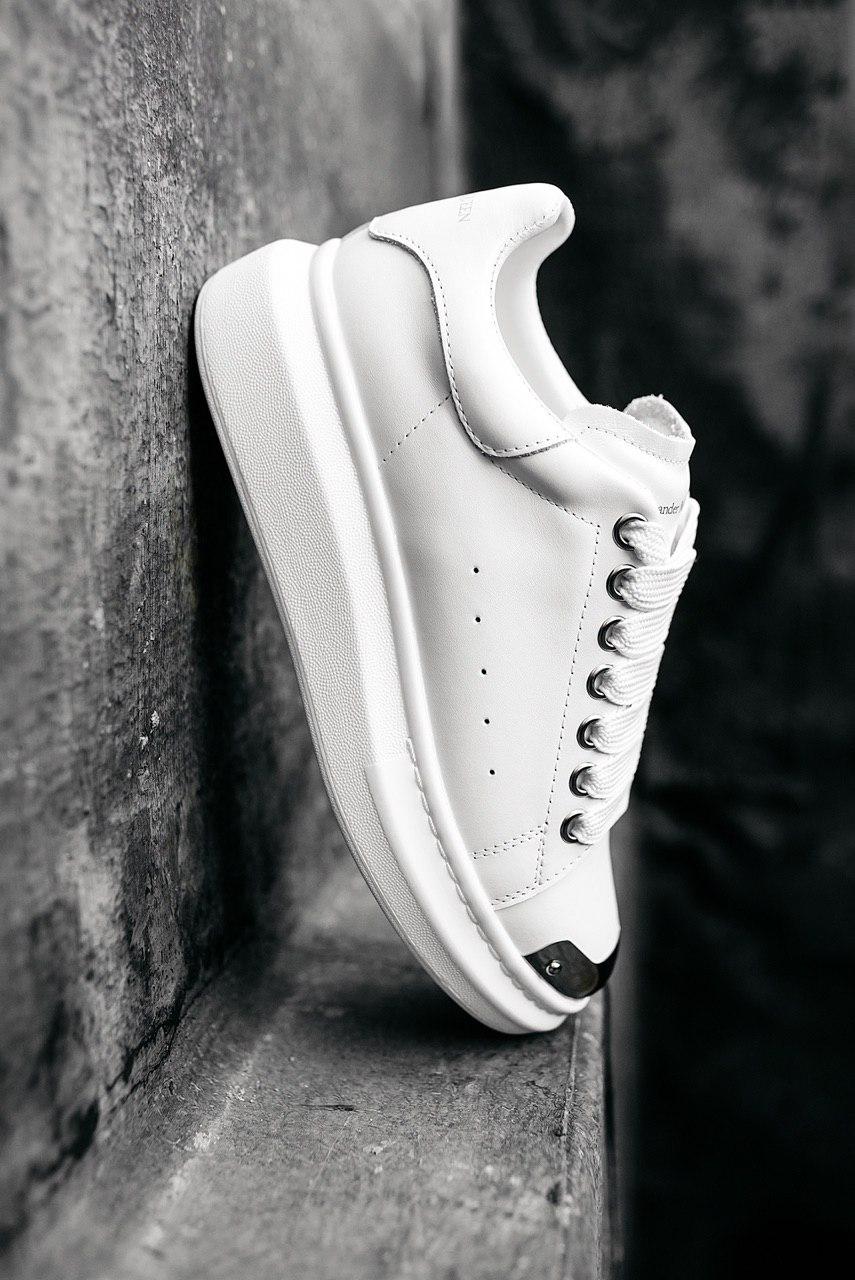 Alexander McQueen Low White Metal 2