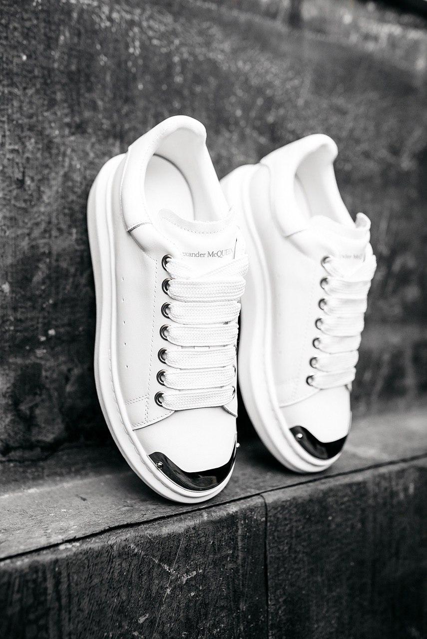 Alexander McQueen Low White Metal 2