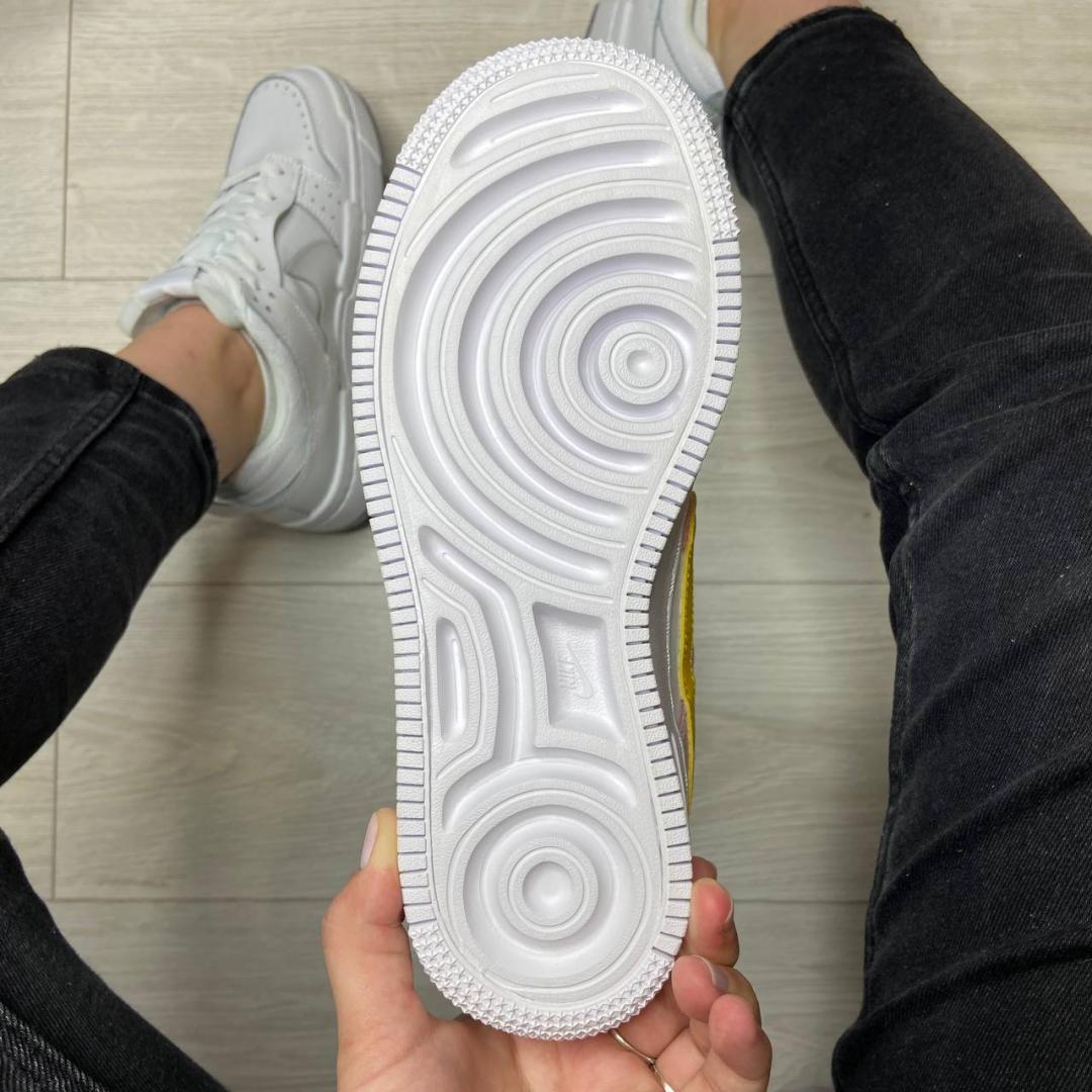 Nike Air Force 1 SHADOW White Yellow Pink
