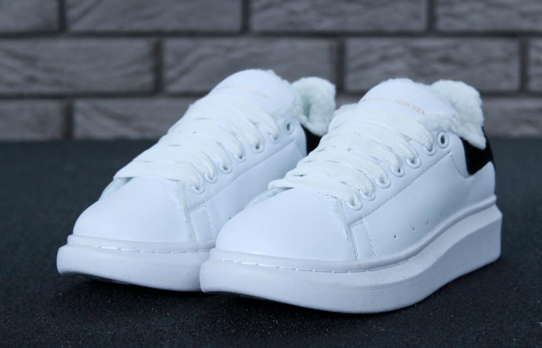 Alexander McQueen White Black FUR 2