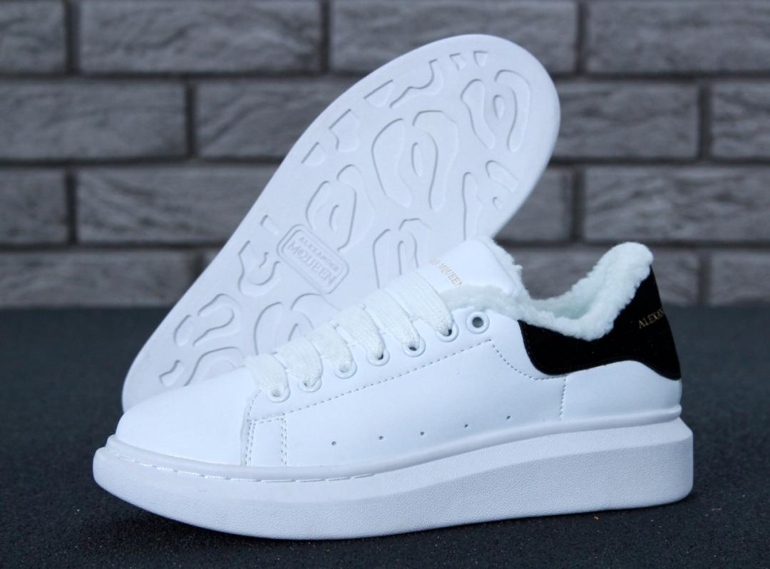 Alexander McQueen White Black FUR 2