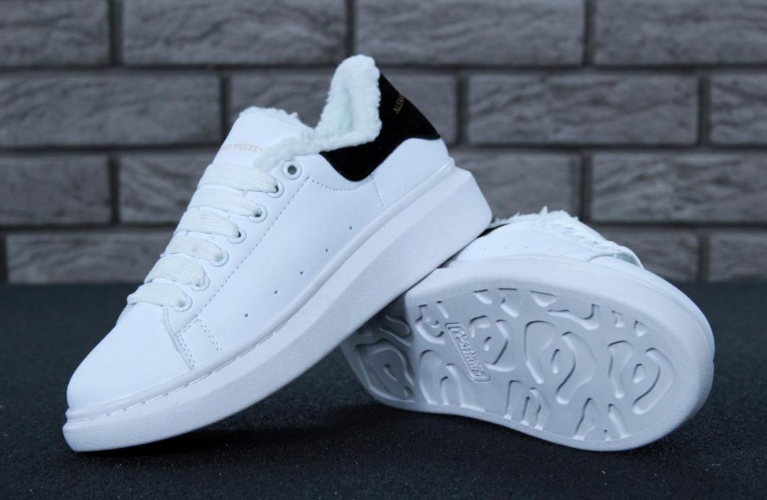 Alexander McQueen White Black FUR 2