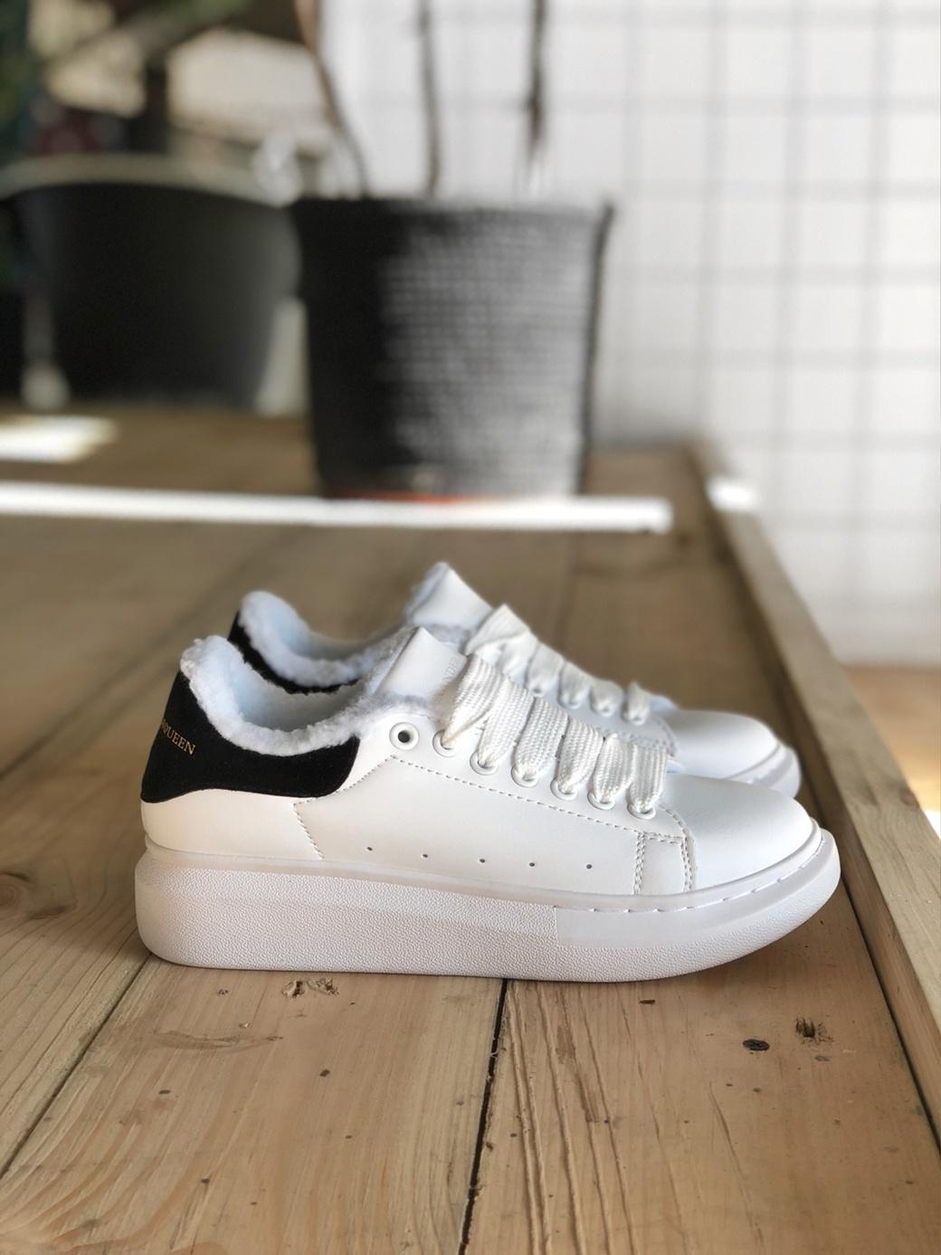 Alexander McQueen White Black FUR 2