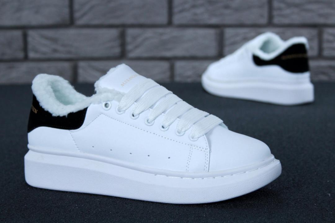 Alexander McQueen White Black FUR 2
