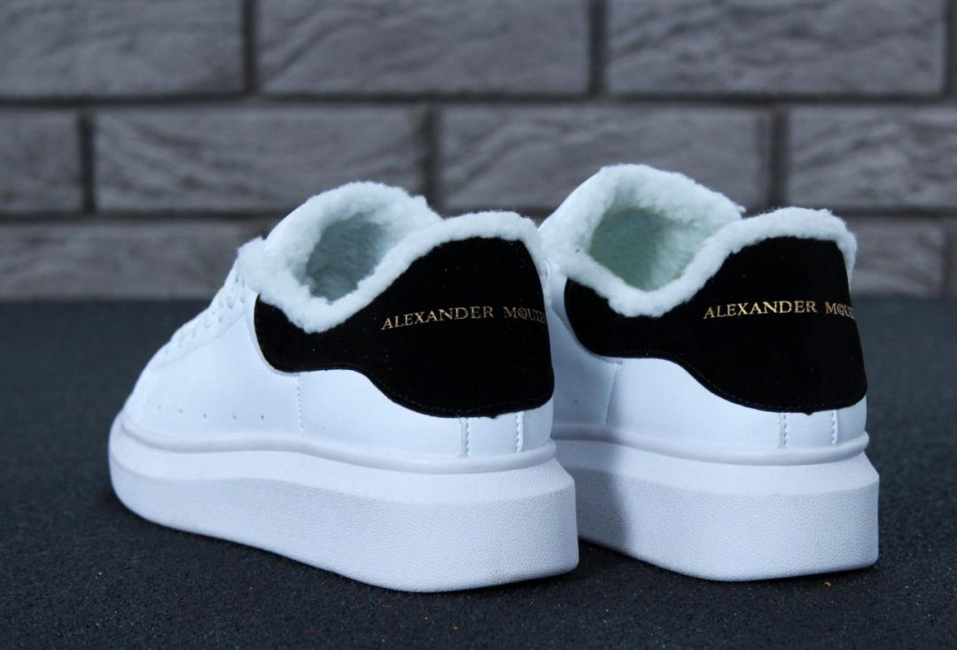 Alexander McQueen White Black FUR 2