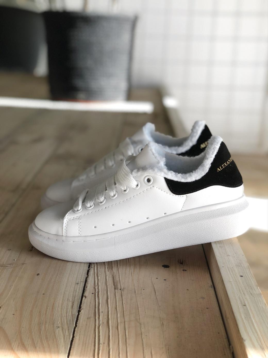 Alexander McQueen White Black FUR 2