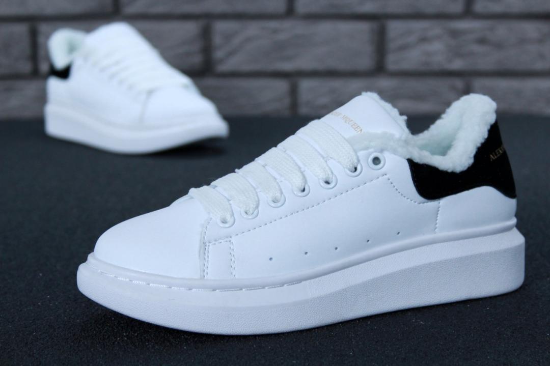 Alexander McQueen White Black FUR 2