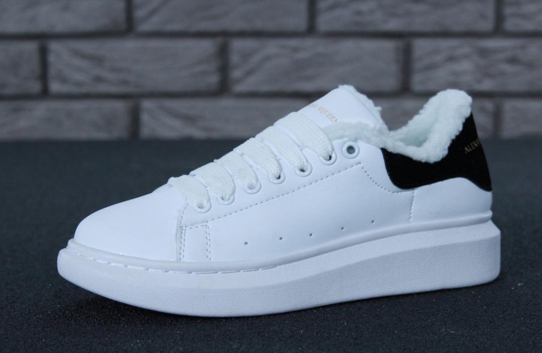 Alexander McQueen White Black FUR 2