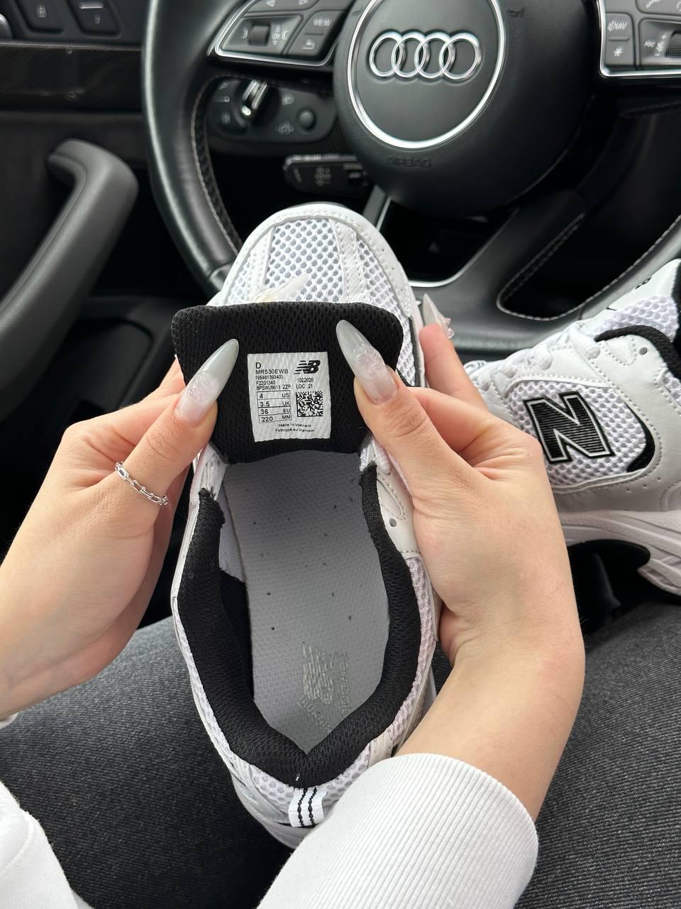 New Balance 530 White Black v2