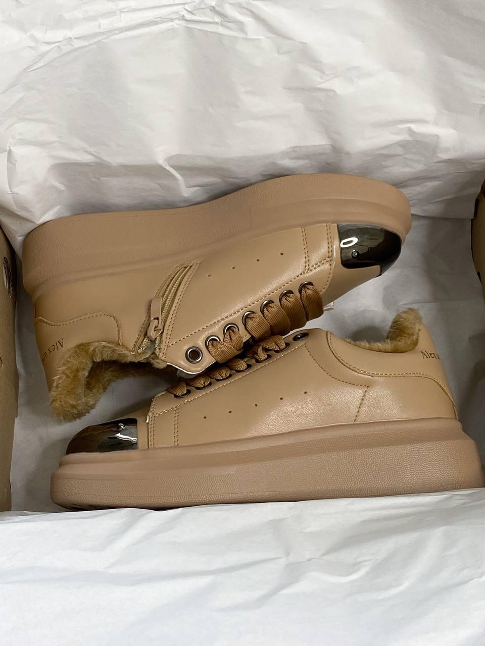 Alexander McQueen Beige Fur v3