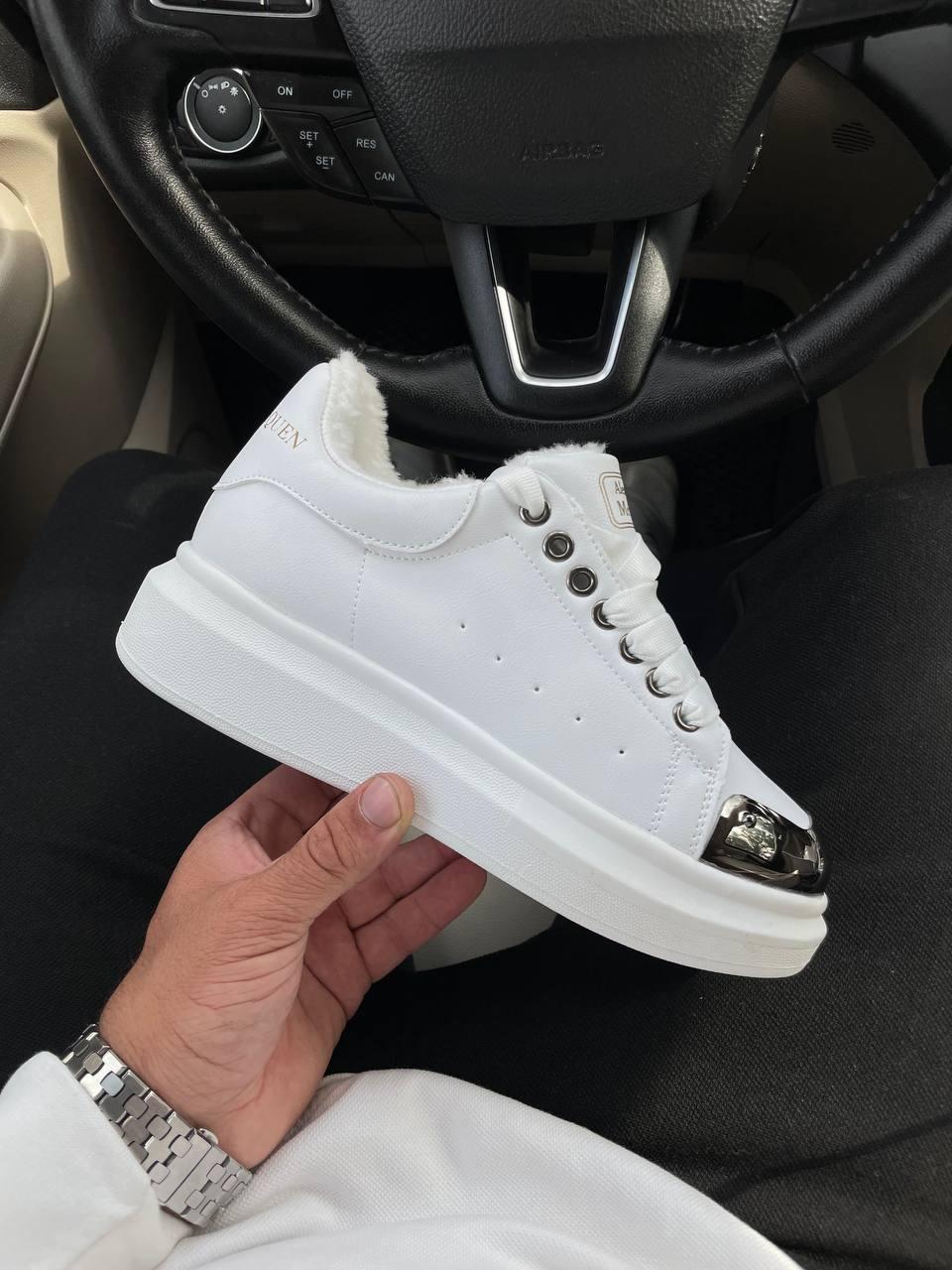 Alexander McQueen White Metal FUR