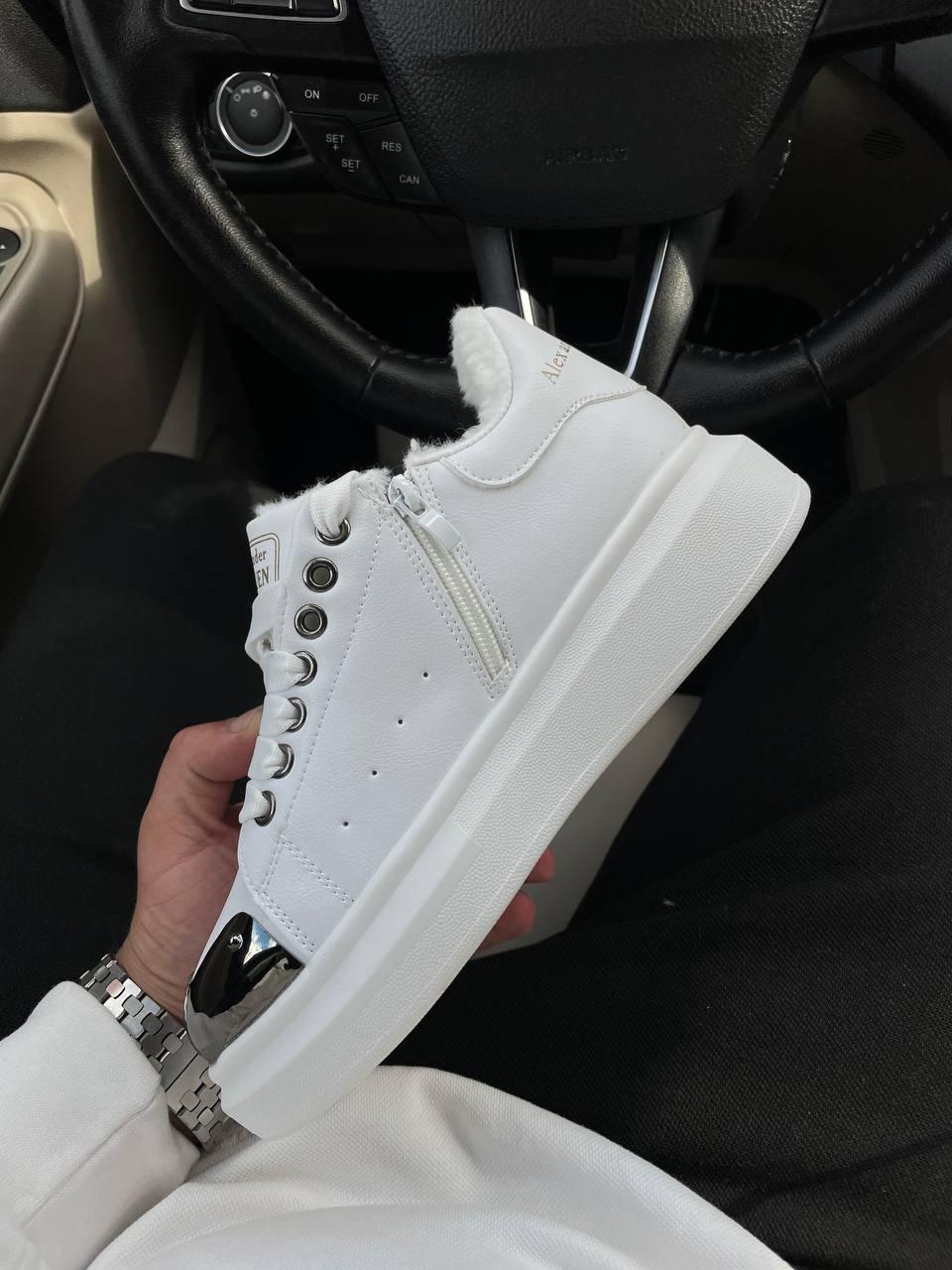 Alexander McQueen White Metal FUR