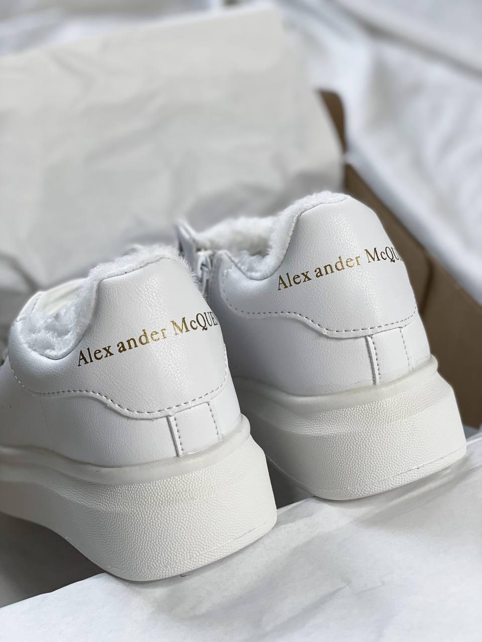 Alexander McQueen White Metal FUR
