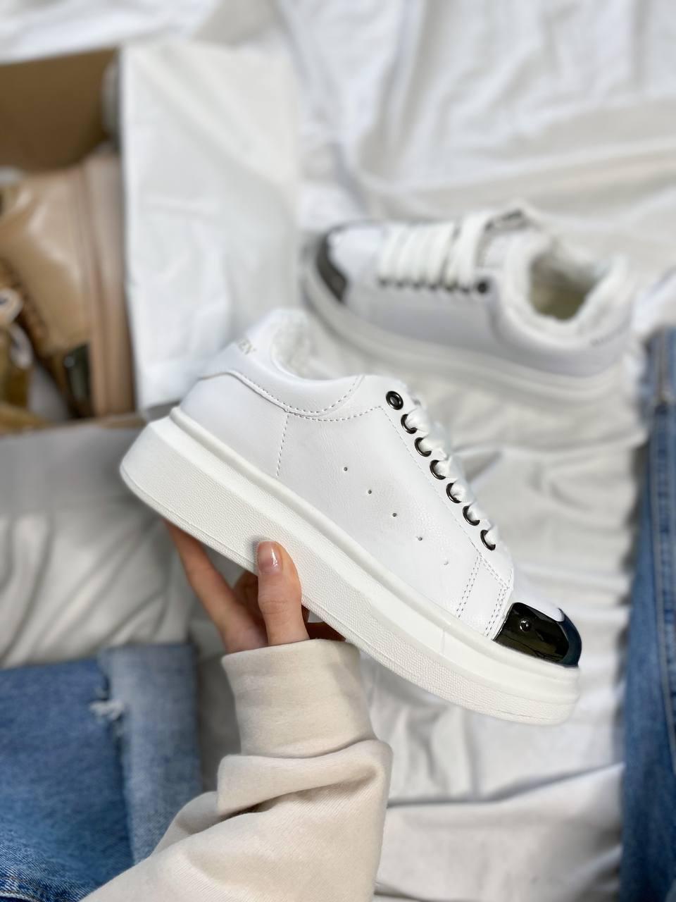 Alexander McQueen White Metal FUR