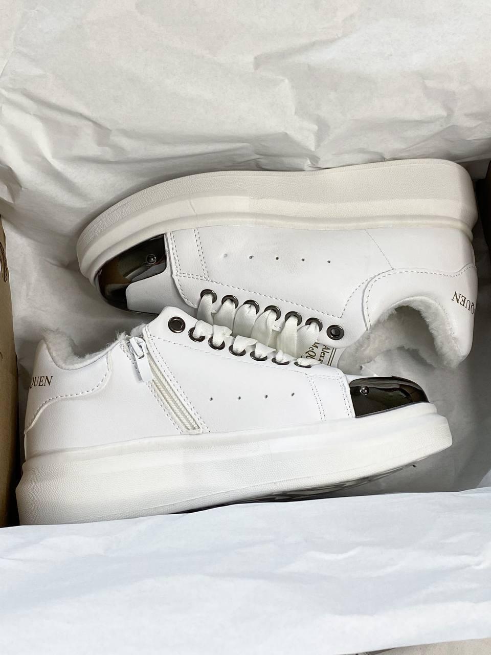 Alexander McQueen White Metal FUR