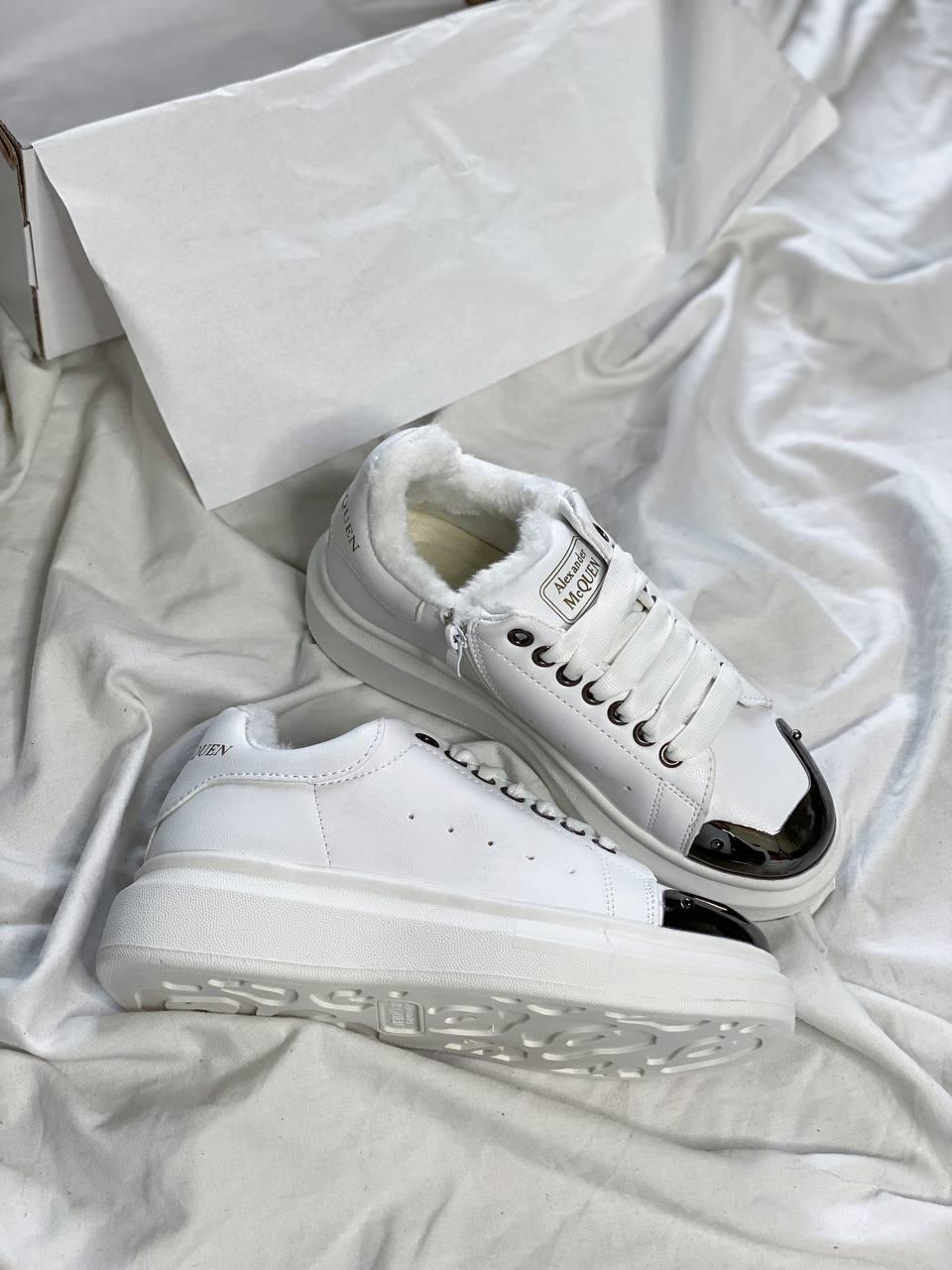 Alexander McQueen White Metal FUR